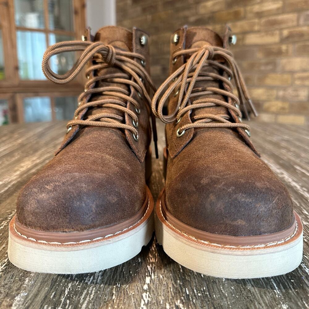 Sorel Slabtown 62’ Waterproof Rough Suede Leather Boots Brown Men’s Size 9.5 - Picture 6 of 15